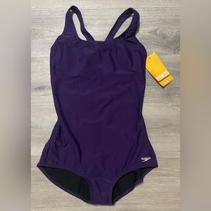 Speedo Women’s Size 14 Swim Suit One Piece Wild Berry Athletic 723603